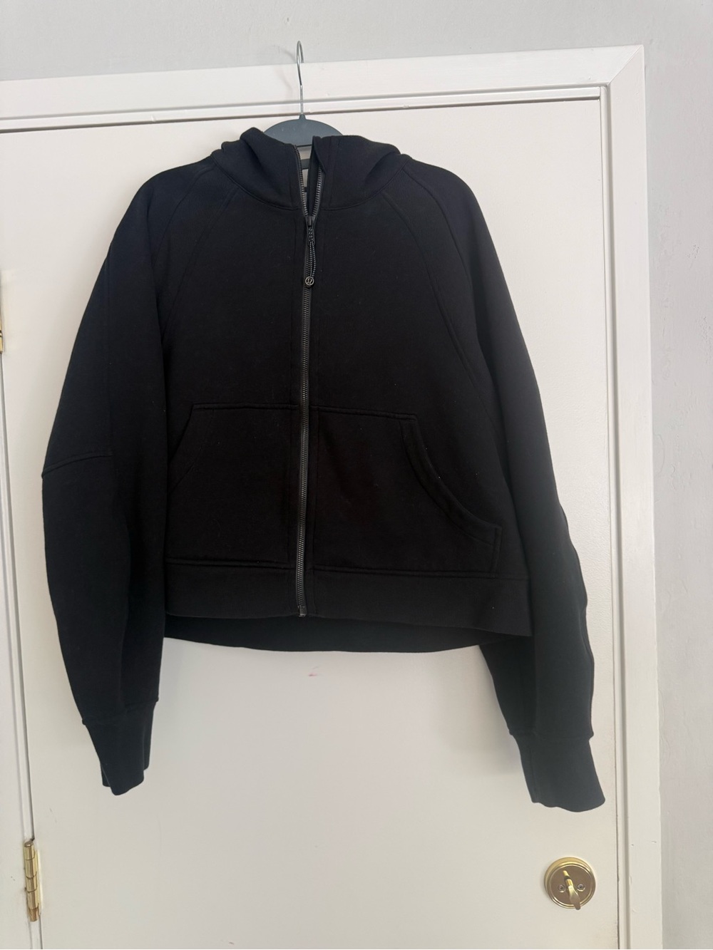 lululemon athletica Black Full-Zip Hooded Sweatshirt